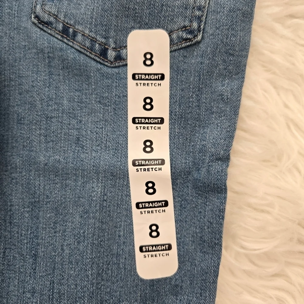 The Children's Place STRAIGHT STRETCH Adjustable waist jeans. Size 8. New.